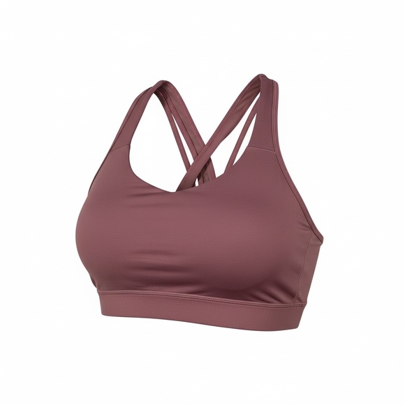 Avia Seamless Racerback Sports Bra - Mauve - Picture 2 of 4